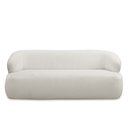 Ver imagem 2 de Conjunto Sala de Estar Decorativo Charlote 1 Sofá 180cm 2 Lugares 1 Poltrona Base Fixa com Puff Bouc