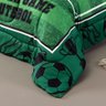 Kit Edredom Plush Fofinho Infantil Dupla Face Dream 2 Peças Solteiro - Futebol - 2