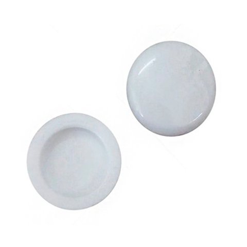 Tampa Cpl Para Parafuso Cab. 13 Branca (Kit Com 100 Un)