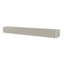 Ver imagem 2 de Rack Suspenso em MDF para TV Ate 75 Polegadas Oslo Off White