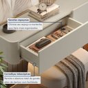 Ver imagem 4 de Rack Suspenso em MDF para TV Ate 75 Polegadas Oslo Off White