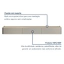 Ver imagem 5 de Rack Suspenso em MDF para TV Ate 75 Polegadas Oslo Off White