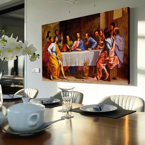 Quadro Decorativo Jesus Religioso Moderno Grande para Sala Hall