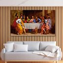 Ver imagem 2 de Quadro Decorativo Jesus Religioso Moderno Grande para Sala Hall