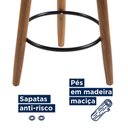 Ver imagem 7 de Kit 02 Banquetas Alta para Cozinha Área Gourmet Nápoles Couríssimo Amarula - Desk Design