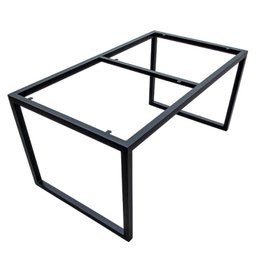 Base de Ferro Para Mesas de Jantar, Escritório ou Estudos -  Modelo Industrial Pés Unidos - 1