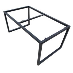 Base de Ferro Para Mesas de Jantar, Escritório ou Estudos -  Modelo Industrial Pés Unidos - 2