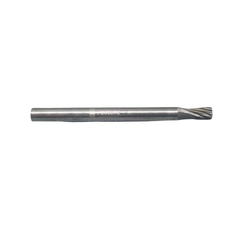 Lima/Fresa MD Cônica Invertida Corte Simples - Ø3x6x38mm haste3mm