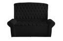 Ver imagem 1 de Kit de Quarto Cabeceira de Cama Box e Calçadeira Baú Dubai King 195 Cm Suede Preto Eli Móveis e Deco