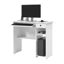 Ver imagem 1 de Mesa / Escrivaninha Para Computador e Estudo VIE Com Bandeja Retrátil 1 Gaveta Auxiliar Com Corrediç