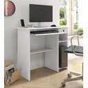 Ver imagem 2 de Mesa / Escrivaninha Para Computador e Estudo VIE Com Bandeja Retrátil 1 Gaveta Auxiliar Com Corrediç