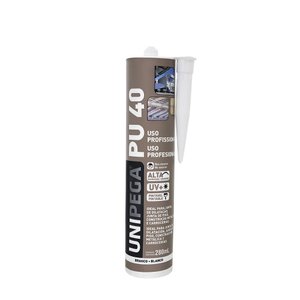 Adesivo Poliuretano Selante Pu40 Profissional Unipega Branco