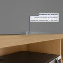 Ver imagem 6 de Armário de Cozinha 4 Portas 2 Gavetas 160cm Torre Angular 100% MDF Realeza Marrom/Carvalho/Titânio
