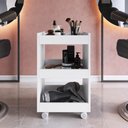 Ver imagem 2 de Carrinho Mesa Auxiliar com Rodinhas Manicure Estética Salão de Beleza