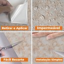 Ver imagem 7 de Adesivo Revestimento Vinilico Impermeavel Pedra Marmore Profundo 5m