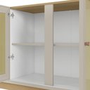 Ver imagem 3 de Balcão Buffet 4 Portas Carvalho Off White Bangu Shop JM