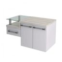 Ver imagem 2 de Gabinete para Banheiro Legno 830W Branco/Snow