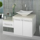 Ver imagem 1 de Gabinete para Banheiro Legno 830W Branco/Snow