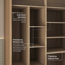Ver imagem 6 de Guarda-Roupa 3 Portas com Espelho Araçá CabeCasa MadeiraOriginals