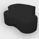 Ver imagem 6 de Sofa Organico Curvo 2 Lugares 145 Cm Boucle Preto