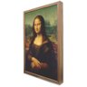 Quadro Decorativo Caixa Alta com Vidro Mona Lisa - Leonardo da Vinci TaColado Moldura Madeira 90 x 6 - 1