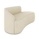 Ver imagem 7 de Sofá 3 Lugares Orgânico 180cm Morgan e 2 Poltronas Lua Suede Bege D03 - D’Rossi