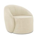 Ver mais imagens de Sofá 3 Lugares Orgânico 180cm Morgan e 2 Poltronas Lua Suede Bege D03 - D’Rossi
