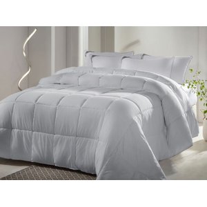 Edredom Queen Toque de Pétalas Kacyumara Toque de Petalas Prata