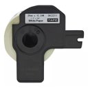 Ver imagem 2 de Rolo de Etiqueta Termica Compativel Brother Dk22211 - 29mmx15,24mts Continua Preto/branco