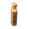Garrafa de Água Cobre Puro Ayurveda Yoga Martelada - 800ml - 1