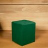 Kit 2 Puff Quadrado Decorativo Suede Casa da Poltrona Verde Escuro - 5