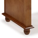 Ver imagem 4 de Escrivaninha Madeira Maciça 3 Gavetas Suporte para Teclado e Divisor de Ambiente 50605 Linz Moveis