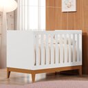 Ver imagem 2 de Berço Americano Mini Cama Flip Branco Fosco - Reller Móveis