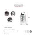 Ver imagem 3 de Ralador de Queijo Mini Aço Inox Pequeno Raspas de Limao 6un