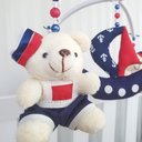 Ver imagem 2 de Mobile para Berço Musical Giratório Ursos Marinheiro