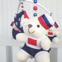 Ver imagem 3 de Mobile para Berço Musical Giratório Ursos Marinheiro