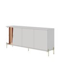 Ver imagem 6 de Aparador Buffet Moderno 4 Portas MDF-MDP 182,5cm Off White Multimóveis