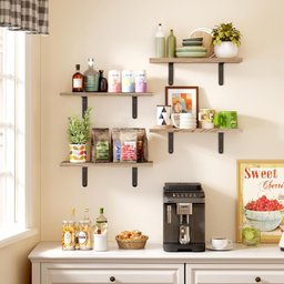 Conjunto de 4 Prateleiras de Armazenamento e Decoração de Quartos - 5