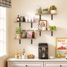 Conjunto de 4 Prateleiras de Armazenamento e Decoração de Quartos - 5