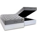 Ver imagem 1 de Cama Box Baú Casal: Colchão Molas Ensacadas Anjos MasterPocket Soft Dream + Base CRC Courano