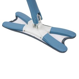 Mop Rodo de Limpeza Giratorio Retangular Ajustavel Retratil:azul Escuro - 5