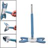 Mop Rodo de Limpeza Giratorio Retangular Ajustavel Retratil:azul Escuro - 2