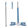 Mop Rodo de Limpeza Giratorio Retangular Ajustavel Retratil:azul Escuro - 3