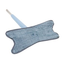 Mop Rodo de Limpeza Giratorio Retangular Ajustavel Retratil:azul Escuro - 4