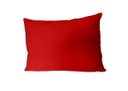 Ver imagem 1 de Capa para Almofada Encosto para Sofá Gigante Decorativa 80x60cm Happy Line Cor Lisa - Vermelho