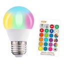 Ver imagem 2 de Lâmpada Led Muda de Cor com Controle Remoto Rgb 7w Rixme