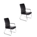 Ver imagem 1 de Kit 2 Cadeiras Escritório Fixa W-22 Store