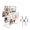 Ver imagem 2 de Porta Retrato Giratorio De Metal Para 12 Fotos 10x15 Cor:Cinza Escuro