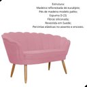 Ver imagem 2 de Namoradeira Sofa Petala Suede