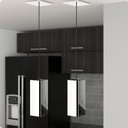 Ver imagem 2 de Kit 2 Pendentes Luminária Quadrado Industrial Inox F.elg